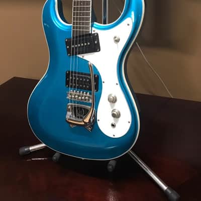 Hallmark Custom 60 Mosrite Clone Candy Blue image 8
