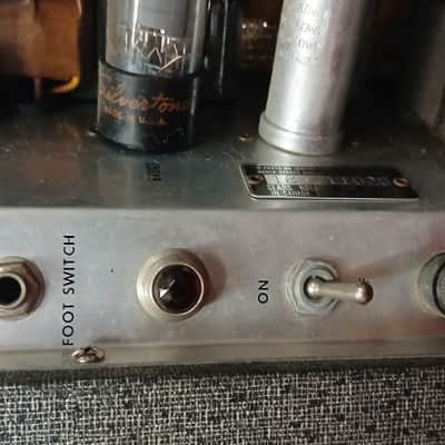 1967 Silvertone 1482 Vintage Tube Amp 1x12 w/ Tremolo, Danelectro USA-Made image 11