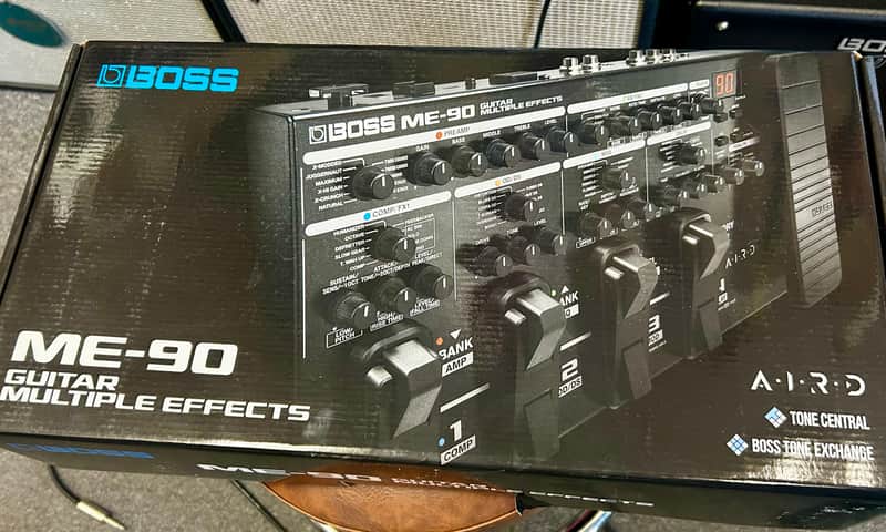 Boss ME-90 Guitar Multiple Effects 2023 - Present - Black image 1