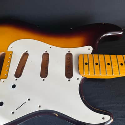 🔥 Fender Custom Shop 1957 Stratocaster Relic Body – Chocolate Burst – COA & Neck Plate 🔥 image 1