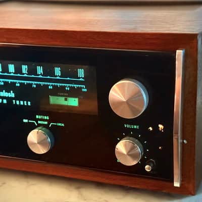 🎶✨ McIntosh MR77 FM Stereo Tuner w/ Walnut Wood Cabinet — Serviced, Tested, Strong Stereo Lock image 6