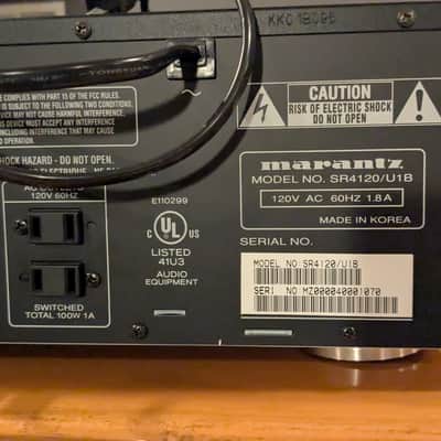 Marantz SR4120 AM/FM Stereo Receiver (60WPC) - Excellent Collectors Grade Condition w' Original Box, Remote, Manual & Serviced Provenance image 15
