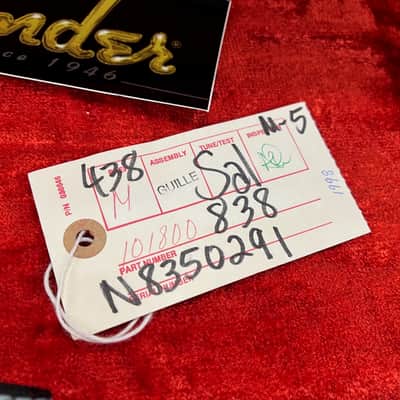 Fender Tele-Sonic Crimson Red Transparent USA image 13