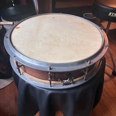 Vintage snare drum. 3.5x14.25 1900s - Mahogany image 4