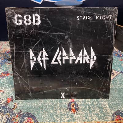 Def Leppard Logo, Tour Used Case Panel Wall Hanging "G8B" (#10) image 3