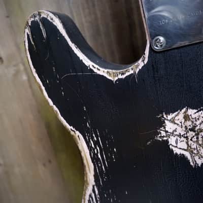 Keith Holland Custom T-ANS #1335 2025 - Black Nitro over Pink with Laser-Etched Paisley with Hard Case image 20