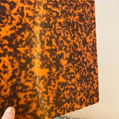 100% Cellulose Acetate Sheet Tortoise guitar pickguard material celluloid image 1