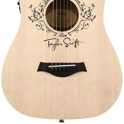 Taylor TSBTe Taylor Swift Acoustic-Electric Guitar - Natural Sitka Spruce image 2