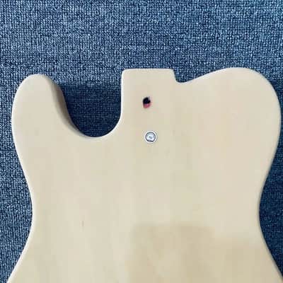 Unfinished Telecaster Style Basswood Guitar Body for DIY Build image 6