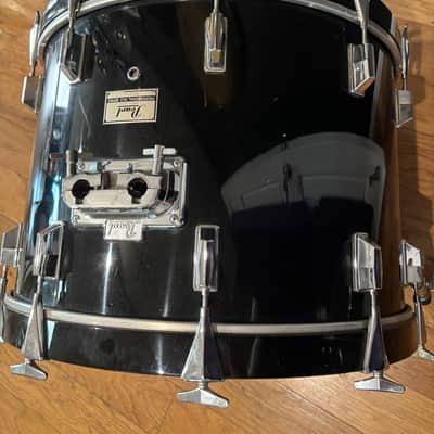 Pearl 16 x 24 MLX Bass Drum 1980s - Piano black image 4