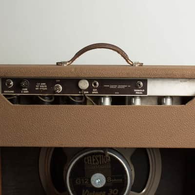 Fender  Vibrolux 6G11A Tube Amplifier (1962), ser. #01935. image 7