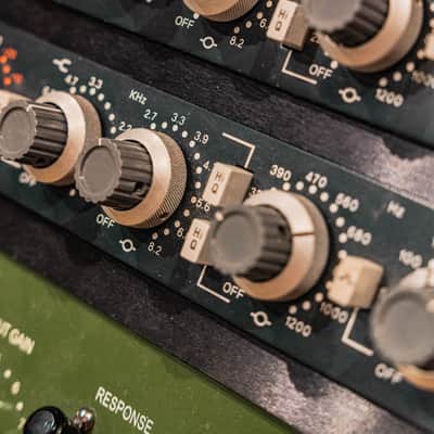 AMS Neve 1081 CH Horizontal Mic Preamp / EQ Module Pair Racked 2010s - Blue image 4