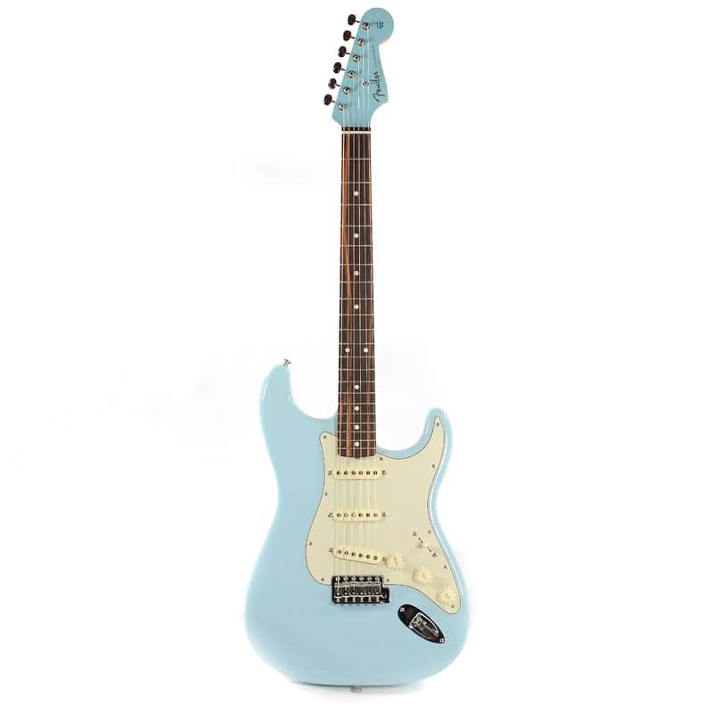 Fender Special Edition Classic Series 60s Stratocaster Lacquer Daphne Blue with Rosewood Fretboard & Matching Headstock image 1