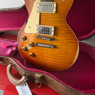 Gibson Les Paul 1959 Reissue 2023 - Gemini Burst - Brazilian board - Ultra Heavy Aged Murphy Lab image 7