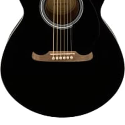Fender FA-135CE Concert, Walnut Fingerboard, Black - See Description image 2