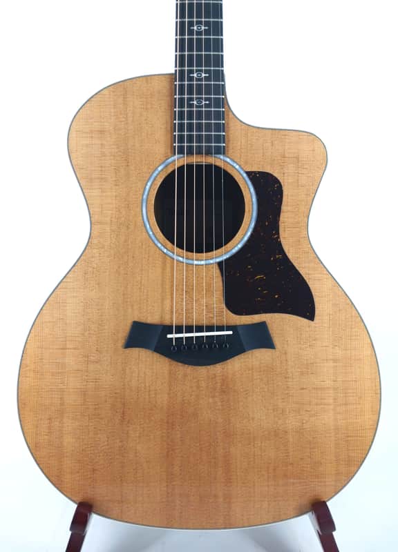 Taylor 214CE-K-DLX  Grand Auditorium Cutaway-Koa/Rigid Soft Case Serial#: 2203055394 image 1