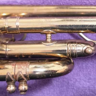 Frank Holton Collegiate cornet with rare Holton 70A mouthpiece image 12