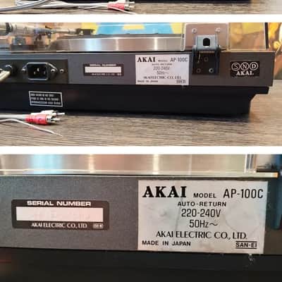 AKAI AP-100C Rare Vintage Turntable Serviced Belt Drive Warranty image 9