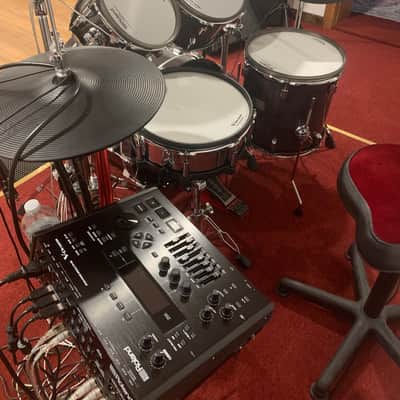Roland VAD706 Acoustic Design Series Electronic V-Drum Kit 2021 - Present - Gloss Ebony image 3