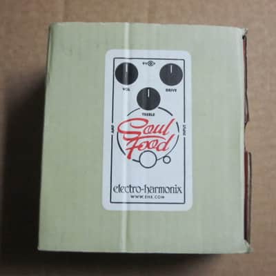 lightly handled Electro-Harmonix EMPTY CARDBOARD BOX, original Owner's Manual, & Warranty / Registration paperwork ONLY for Soul Food Transparent Overdrive (NO pedal, NO power supply) 2010s (specifically from 2014) image 4