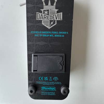 Dunlop DD95FW Cry Baby Daredevil Fuzz Wah 2023 - Present - Black / Chrome image 2