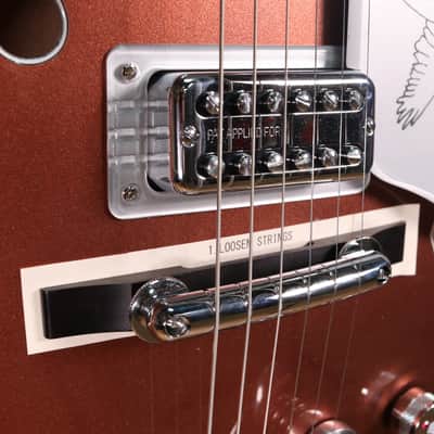 Gretsch G6136T Limited Edition Falcon w/ Bigsby Hollow Body - Two-Tone Copper/Sahara Metallic image 6