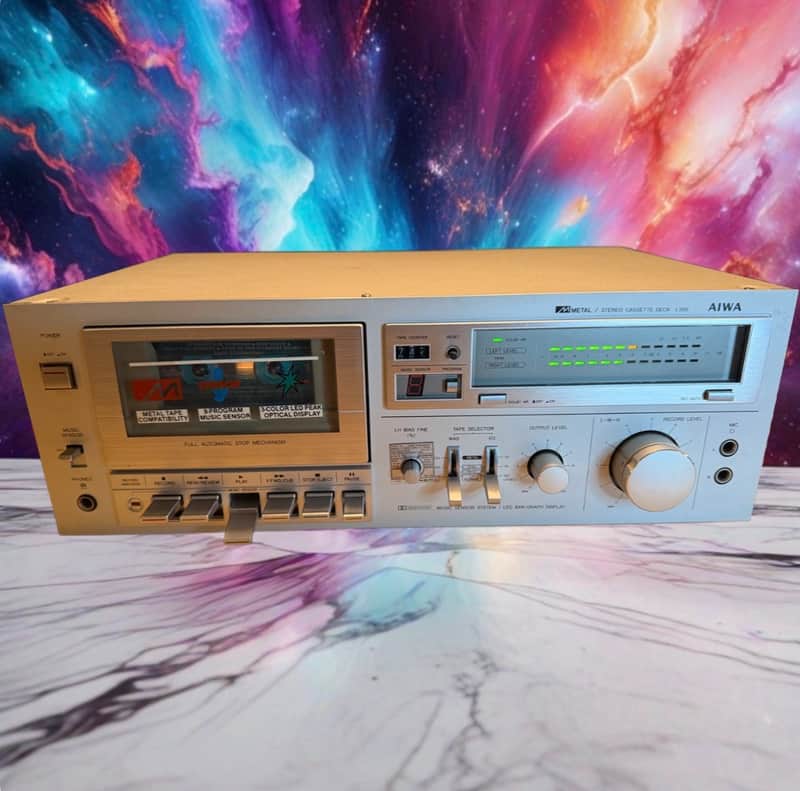Aiwa L300 AD-L300 U Vintage Stereo Cassette Deck FRESHLY Serviced New Belts Rare image 1