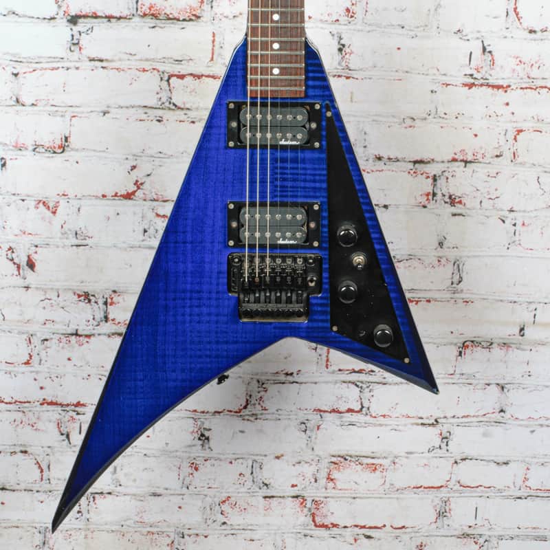 Jackson - Randy Rhodes Performer PS-3T Electric Guitar, Blue Flame - x3164 - USED image 1