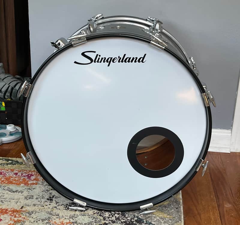 Slingerland Shells 1962 - Black marine pearl image 1