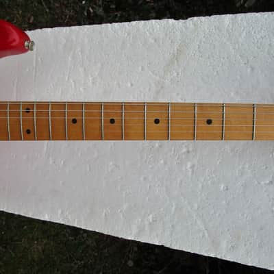 Fender Squier Stratocaster Guitar, 1984-1987, Japan, Serial # E642167, Torino Red, Gig Bag image 11