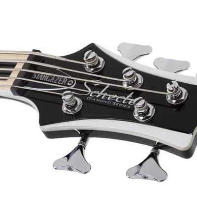 Schecter DIAMOND SERIES Stargazer-5 Gloss Black 5-String Electric Bass Guitar image 3