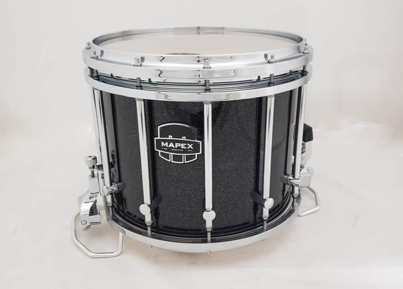 Mapex Quantum XT High Tension Marching Snare Drum--Black Sparkle image 1