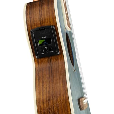 Fender Dhani Harrison Ukulele Turquoise - Tenor Ukulele image 5