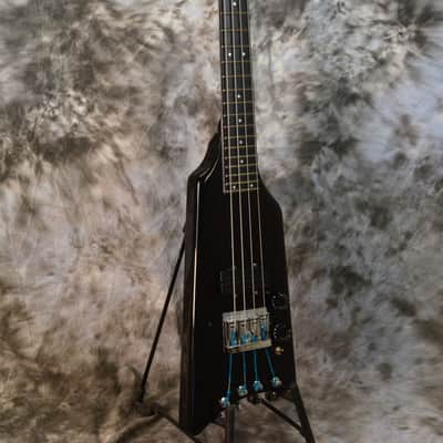 1983 Headless Aluminum Neck KRAMER Duke Deluxe Bass - Black image 5