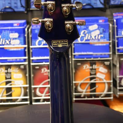Schecter Diamond Series C-1 Exotic Star in blue (Made in Korea) S/H image 13