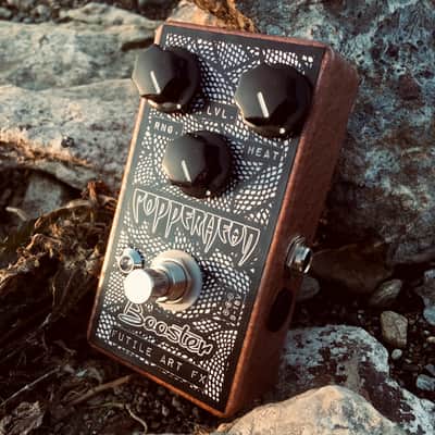 Futile Art FX 🐍 Copperhead Viper Treble Booster Full Range Modified Rangemaster Hammertone image 6