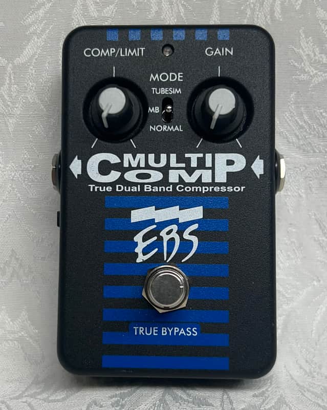 EBS MultiComp Bass Guitar Compressor Effect Pedal image 1