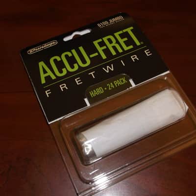 Dunlop 6S6100 Jumbo Accu-Fret 6100 18% Nickel Silver Fretwire 24 pcs