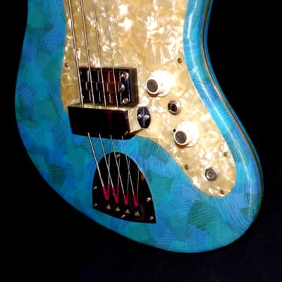 Egmond BEG 2-V 1967 Blue Vinyl.  Retro Cool Bass. A true vintage piece. RARE. image 18