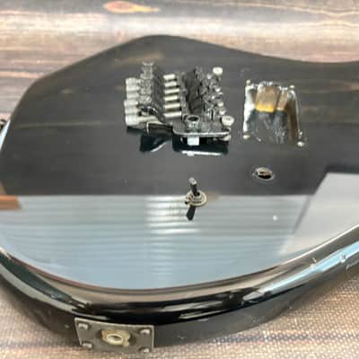 80s KRAMER LK-1BF Body SH Black w/Plate and Genuine Bridge Made in Japan image 4