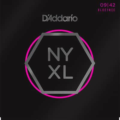 D'Addario NYXL0942-3P Nickel Wound Electric Guitar String 3-Pack, Super Light Gauge