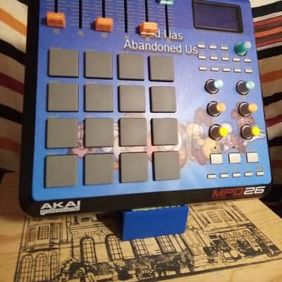 Akai MPD26 w/ Fat Pads custom skin & 3D printed faders image 2