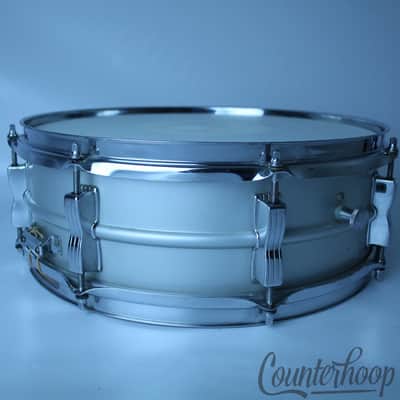 *Ludwig 14x5"Acrolite Snare Drum Vintage 70s Baked Aluminum Shell 8-Lug Chicago* image 6