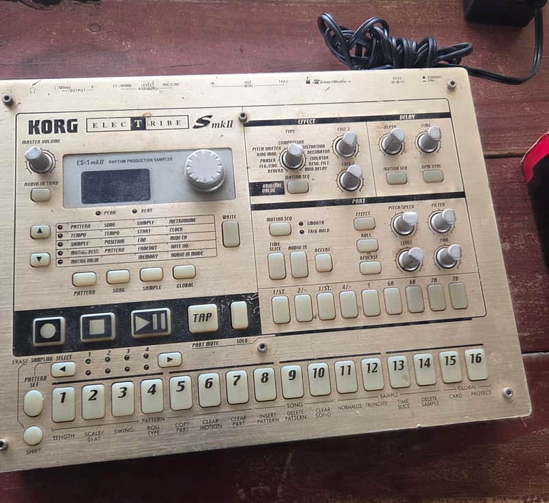 Korg Electribe-S mkII ES-1 mkII Rhythm Production Sampler 2000s - Champagne image 1