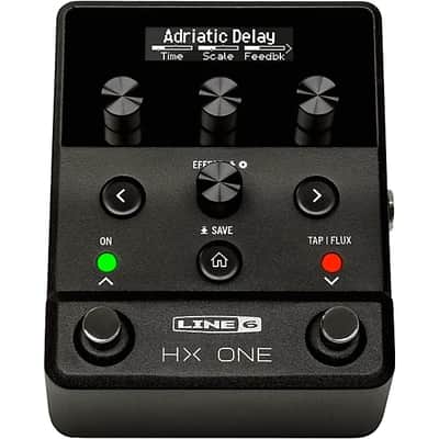 Line 6 HX One Stereo Multi-Effects Pedal 2024 - BLACK image 4