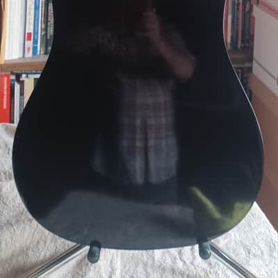 Mitchell D120 Dreadnought Acoustic Guitar Regular Black image 2