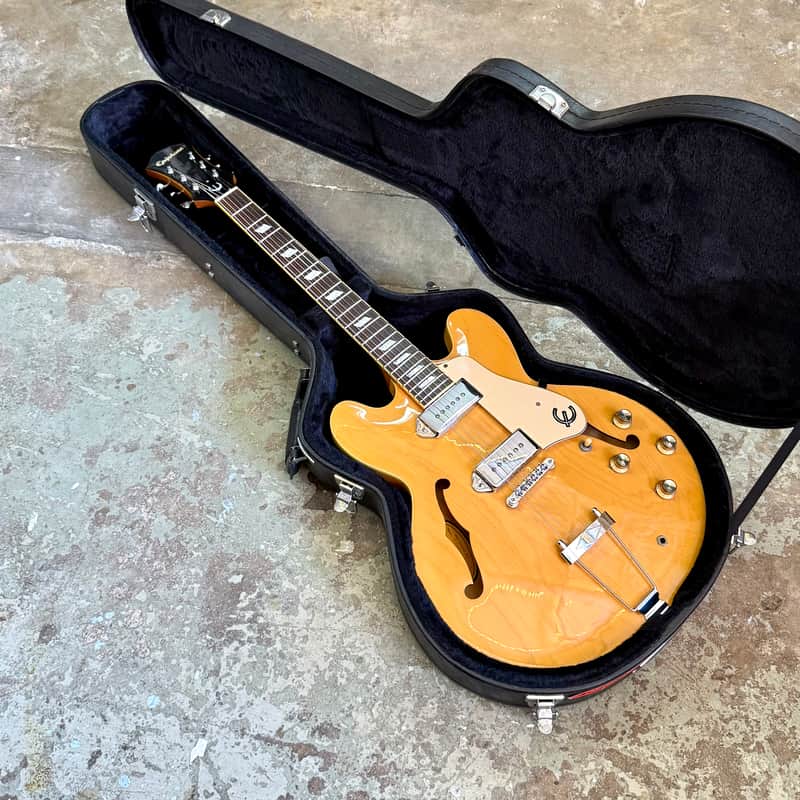 Peerless MIK Epiphone Casino Reissue Natural original vintage Korea OX image 1