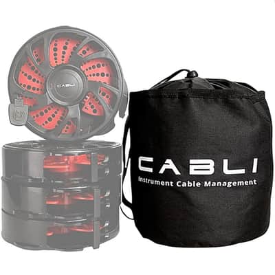 SINGULAR SOUND CABLI PACK Instrument Cable Management 4 Holders & 1 Carry Bag image 8