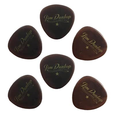Dunlop Guitar Picks  6 Pack   Americana Large Round Tri Mandolin Flatpick