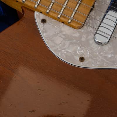 Fender Custom Shop '68 Telecaster Thinline Journeyman Relic Limited Edition Electric Guitar, Maple Fingerboard, Aged Natural image 7